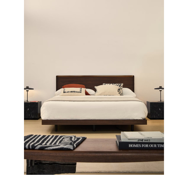 Ліжко Norlen M00087W09 Горіх 160Х200 см2